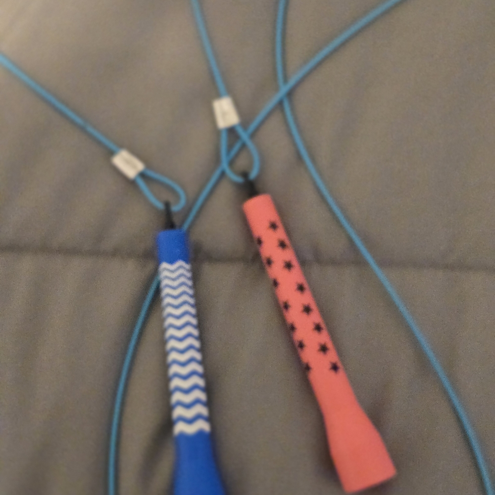 Kids Jump Rope Set - Blue and Pink
